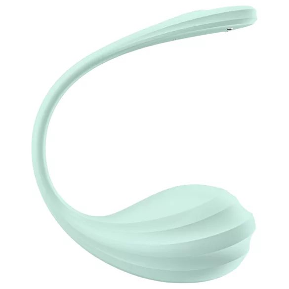 Satisfyer Smooth Petal - Ou vibrator controlat prin aplicație (verde)