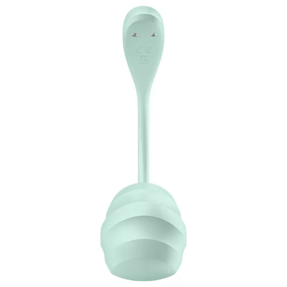 Satisfyer Smooth Petal - Ou vibrator controlat prin aplicație (verde)