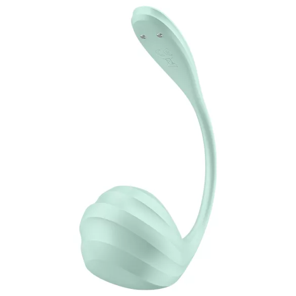 Satisfyer Smooth Petal - Ou vibrator controlat prin aplicație (verde)