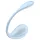 Satisfyer - ou vibrator inteligent cu telecomandă - silicon albastru