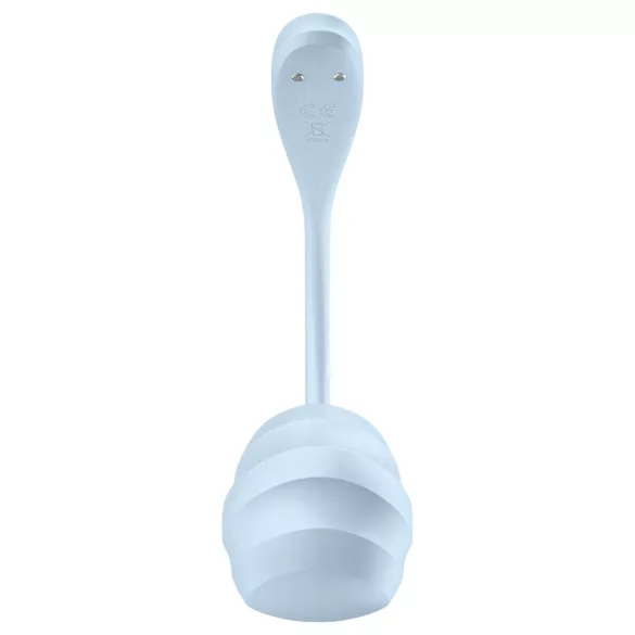 Satisfyer - ou vibrator inteligent cu telecomandă - silicon albastru