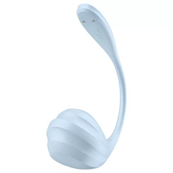 Satisfyer - ou vibrator inteligent cu telecomandă - silicon albastru