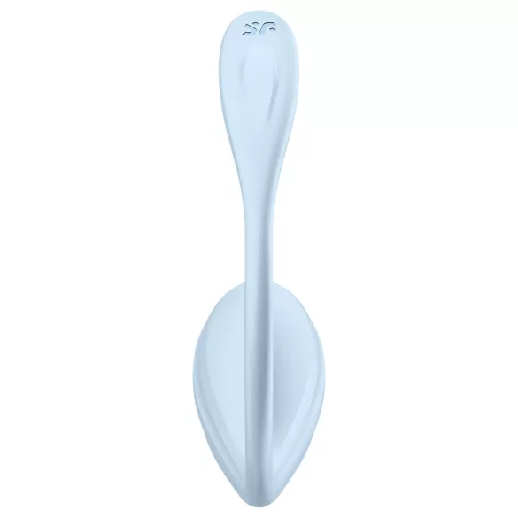 Satisfyer - ou vibrator inteligent cu telecomandă - silicon albastru