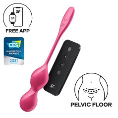   Satisfyer Love Birds 2 - bile geisha vibrante și inteligente (roz)