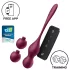 Satisfyer Love Birds Vary - bile geisha cu vibrație controlate prin aplicație (roșu)