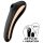 Satisfyer Dual Kiss - vibrator cu acumulator pentru vagin și clitoris (negru)