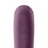 Satisfyer Dual Kiss - 2în1, vibrator vaginal și pentru clitoris (mov)