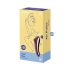 Satisfyer Dual Kiss - 2în1, vibrator pentru vagin și clitoris (mov)