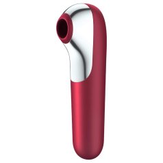   Satisfyer Dual Love - vibrator clitoridian și vaginal inteligent - roșu