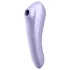 Satisfyer Dual Pleasure - vibrator 2în1 cu unde de aer și smart - mov