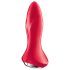 Satisfyer Rotator Plug 1 - Vibrator anal cu mărgele (roșu)