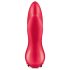 Satisfyer - dop anal rotativ cu bile - silicon roșu