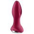Satisfyer Rotator Plug 2 - vibrator anal perlat reincarcabil (roșu)