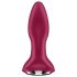 Satisfyer Rotator Plug 2 - vibrator anal perlat reincarcabil (roșu)