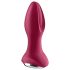 Satisfyer Rotator Plug 2 - vibrator anal perlat reincarcabil (roșu)