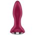 Satisfyer Rotator Plug 2 - vibrator anal perlat reincarcabil (roșu)