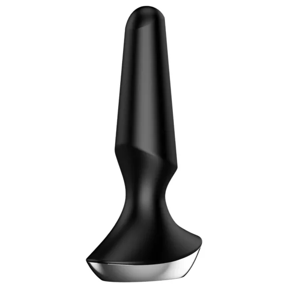 Satisfyer Plug-ilicious 2 - vibrator anal controlat prin aplicație (negru)