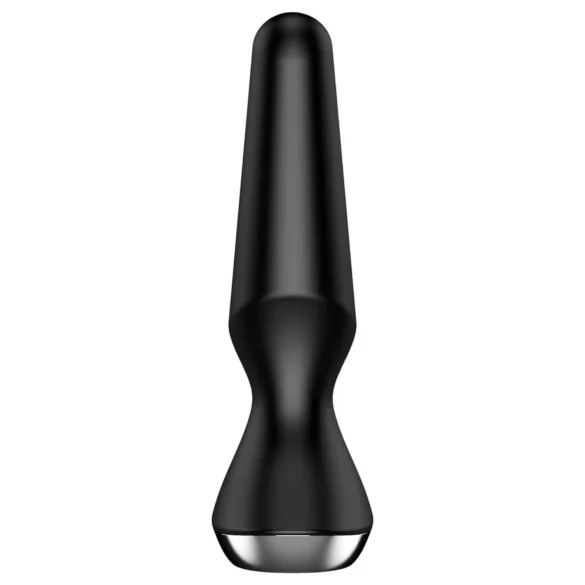 Satisfyer Plug-ilicious 2 - vibrator anal controlat prin aplicație (negru)