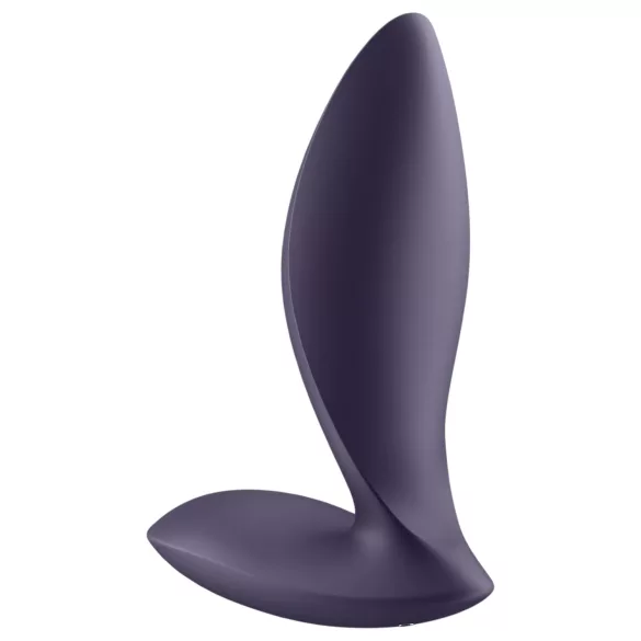 Satisfyer - plug anal inteligent cu vibrații - silicon mov