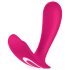 Satisfyer Top Secret - vibrator dublu motor inteligent - roz