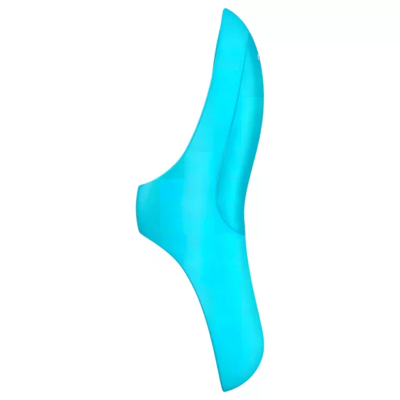 Satisfyer Teaser - vibrator deget reincarcabil, rezistent la apă, turcoaz