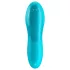 Satisfyer Teaser - vibrator deget reincarcabil, rezistent la apă, turcoaz