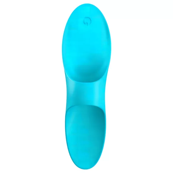 Satisfyer Teaser - vibrator deget reincarcabil, rezistent la apă, turcoaz