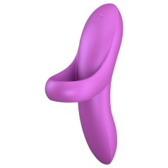   Satisfyer Bold Lover - vibrator roz cu deget, reîncărcabil, rezistent la apă