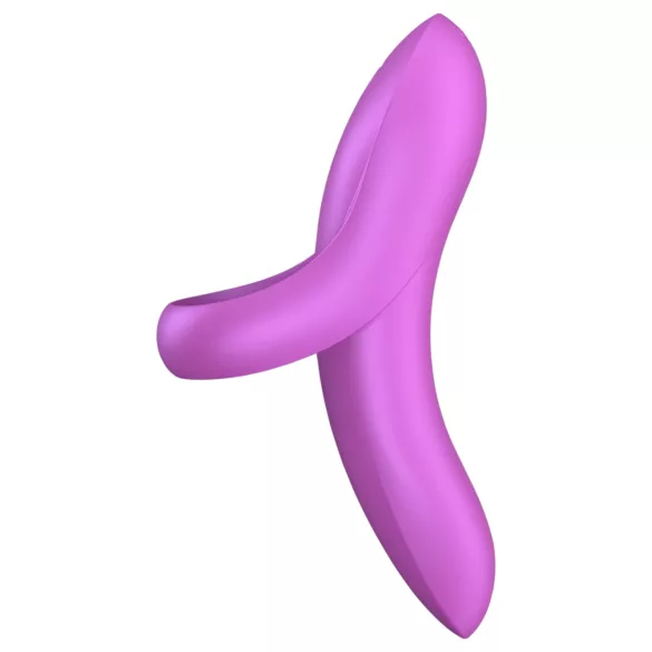 Satisfyer Bold Lover - vibrator deget reîncărcabil, impermeabil, roz