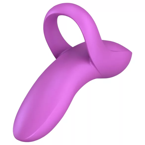 Satisfyer Bold Lover - vibrator deget reîncărcabil, impermeabil, roz