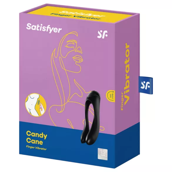 Satisfyer - Vibrator dublu reîncărcabil impermeabil - negru
