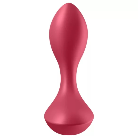 Satisfyer Backdoor Lover - vibrator anal reîncărcabil impermeabil silicon roșu