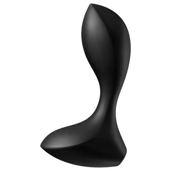 Satisfyer - Vibrator anal reîncărcabil, impermeabil - silicon negru