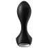 Satisfyer - Vibrator anal reîncărcabil, impermeabil - silicon negru