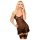 Rochie cu portjartier și tanga Penthouse Guilty Icon (negru) - L/XL