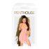 Penthouse - babydoll set erotic cu dantelă și roz - M/L