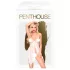 Penthouse - babydoll sexy cu flori - alb - L/XL