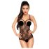 Penthouse - body sexy cu dantelă deschisă - negru - M/L