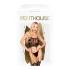 Penthouse - lenjerie sexy - set din dantelă - negru - XL
