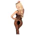 Penthouse - Catsuit sexy decupat - plasă deschisă - negru