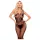 Penthouse - Catsuit sexy decupat - plasă deschisă - negru - XL