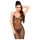 Penthouse Love on Fire - rochie lungă, strălucitoare și transparentă cu tanga (negru) - L/XL