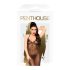 Penthouse Love on Fire - rochie lungă, strălucitoare și transparentă cu tanga (negru) - L/XL