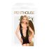 Penthouse - Rochie mini sexy dantelată transparentă - negru