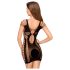 Penthouse Juicy Poison - rochie mini cu bretele (neagră)