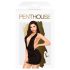 Penthouse - Rochie erotică cu guler și tanga - negru - M/L