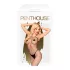 Penthouse - catsuit sexy din plasă, deschis - negru - XL