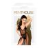 Body din dantelă Penthouse Best Forplay cu voal (negru) - L/XL