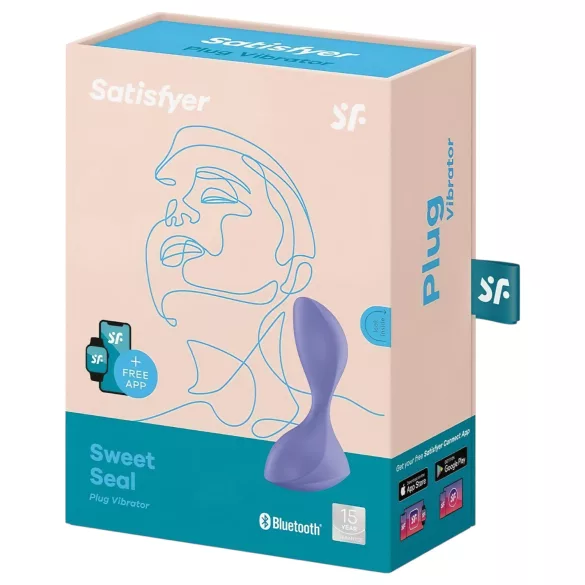 Satisfyer Sweet Seal - vibrator anal inteligent (violet)