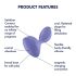 Satisfyer Sweet Seal - vibrator anal inteligent (violet)